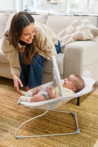 Balansoar pentru bebelusi MoMi GLOSSY, pentru greutati de pana la 9 kg, cu 3 puncte de siguranta - Img 11