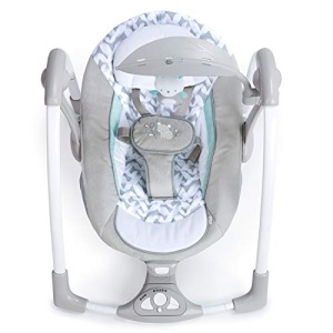 Balansoar si sezlong portabil Ingenuity ConvertMe 2-in-1 Raylan vibratii si sunete pentru bebelusi 0-9 luni - Img 15
