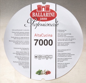BALLARINI 7044.35 Cutie dreptunghiulara, colturi evazate cu margine din aluminiu brut, 30 x 23 cm - Img 3