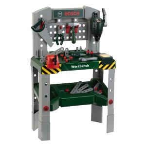 Banc de lucru pentru copii Theo Klein 8637 Bosch, 48 piese, inaltime ajustabila