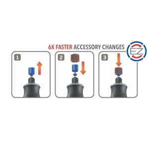 Banda de slefuire Dremel SC407 EZ SpeedClic, 3 accesorii, granulatie 60120, 3.2mm - Img 4