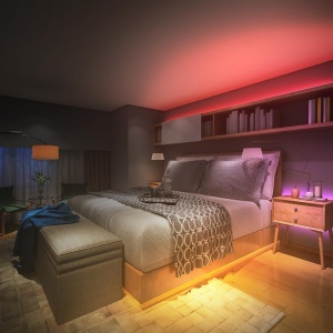 Banda LED B.K.Licht 5m RGB cu telecomanda, dimabila, autoadeziva - Img 4