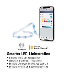 Banda LED Eve Light Strip, 2 m, 1800 lm, RGB, WiFi - Img 2