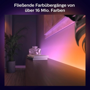 Banda LED inteligenta Philips Hue White Color Ambiance Gradient, 2m, 16 milioane culori, dimmabila - Img 2