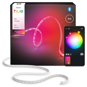 Banda LED Philips Hue Flux 3m, 1200 lm, RGBWWIC, flexibila