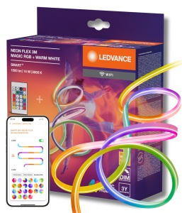 Banda LED RGB cu WiFi LEDVANCE SMART, 3m, Flexibila, Dimmabila