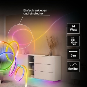 Banda LED RGB LEDVANCE SMART WIFI 5m pentru Exterior, Dimabila, Silikon - Img 6