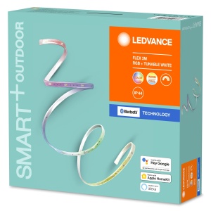Banda LED RGBW LEDVANCE 3 metri pentru exterior, control vocal, IP65 - Img 8