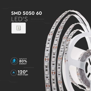 Banda LED V-TAC 5 metri, 11 W, lumina naturala 4000 K, autoadeziva - Img 4