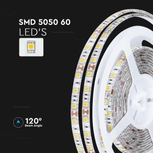 Banda LED V-TAC pentru Exterior, 5m, 12W, IP65, Lumina Calda 3000K - Img 4