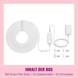 Banda LED WiZ Neon Flex 5m, 16 milioane de culori, control smart prin Wi-Fi - Img 6