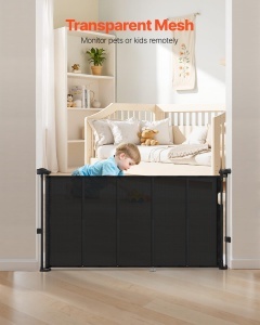 Bariera retractabila VEVOR SH20006BB-140CD 87 cm inaltime 140 cm latime negru - Img 4