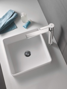 Baterie baie Grohe Lineare 23405001 montaj simplu crom economisire apa - Img 3
