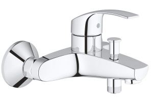 Baterie pentru cada GROHE Eurosmart, crom, cu control temperatura si debit