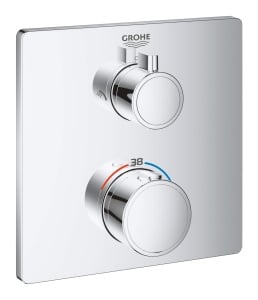 Baterie pentru cada GROHE Grohtherm 24079000, crom, cu protectie la 38C si 43C