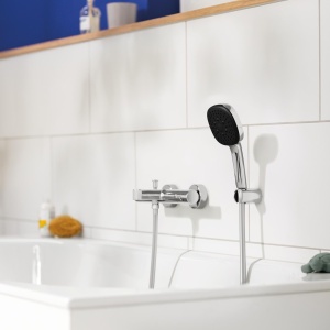 Baterie pentru cada GROHE Precision Get, crom, cu tehnologie de economisire a apei - Img 7