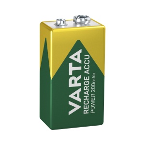 Baterie reincarcabila 9V VARTA Ready2Use 200mAh, fara efect de memorie, 1 buc.