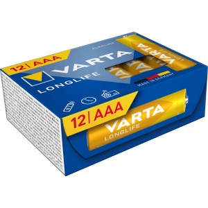 Baterii AAA VARTA Longlife, 12 bucati, Alkaline, Lunga durata - Img 2