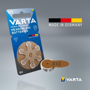Baterii pentru aparate auditive VARTA 312, 60 buc, 1,45 V, durabilitate 4 ani - Img 4