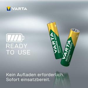 Baterii reincarcabile VARTA AAA, 800 mAh, set 6 bucati, tehnologie Ready To Use - Img 5