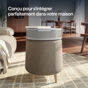Baza din lemn Blueair Blue Signature Large, suport stabil pentru purificator de aer - Img 5