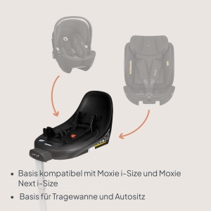 Baza ISOFIX Lionelo Moxie Plus cu suport, rotire 360, pentru scaune auto Moxie - Img 2