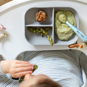 Beaba Baby Teller cu ventuza din silicon gri compatibil cu microunde - Img 7