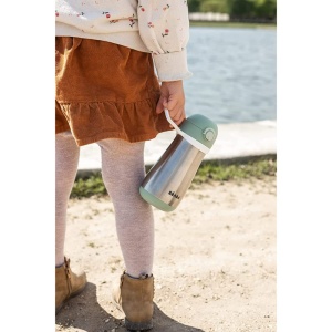 Beaba Sticla Inox pentru Copii 2-in-1 350ml Verde Salvie Design Robust - Img 4