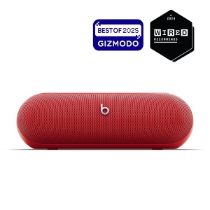 Beats Pill - difuzoare Bluetooth wireless si incarcator portabil prin USB-C, durata de viata a bateriei de pana la 24 de ore, rezistent la apa IP67, compatibil cu Apple si Android - Signal Red - Img 2