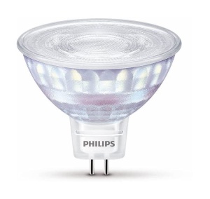 Bec LED Philips GU5.3, 50W, 621 lm, lumina calda, dimabil, alb - Img 5