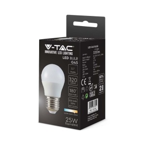 Bec LED V-TAC G45 E27 3.7W 320 Lumen 4000K Alb Neutral - Img 7