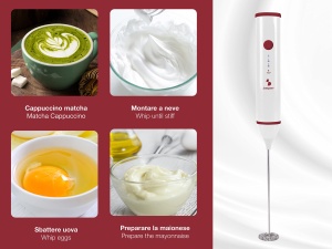 BEPER P102SBA008 Spumant de lapte USB Cappuccino maker - Bagheta de spumant de lapte cu tel - Img 4