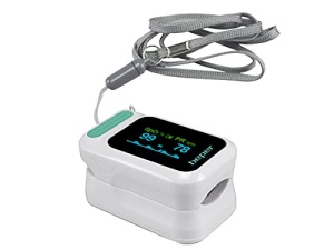 BEPER P303MED050 pulsoximetru, oximetru, pulsoximetru pentru saturatie de oxigen (SpO2), puls (PR), afisaj LED, alimentat cu baterie, curea de transport inclusa - Img 9