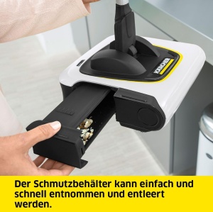 Besen electric KARCHER KB 5, acumulator 30 min, recipient 370 ml, usor - Img 7