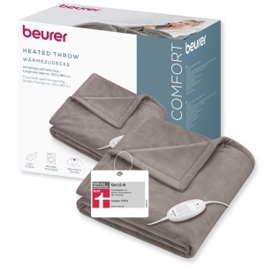 Beurer HD 75 Patura Electrica Taupe 6 Trepte de Temperatura 180x130 cm