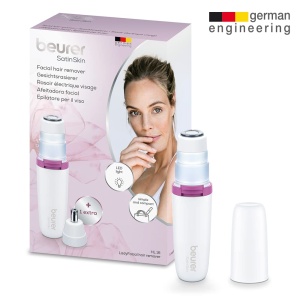 Beurer HL 16 Facial Shaver, aparat electric de indepartare a parului pentru femei, pentru indepartarea parului de pe fata, nas si urechi si pentru modelarea si tunderea sprancenelor, rapid si usor din mers - Img 6