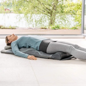 Beurer MG 280 Yoga and Stretch Mat, pentru intinderea muschilor si relaxare, Covoras de masaj pentru gat, umeri si spate, pliabil, 1 bucata (pachet de 1), gri - Img 2