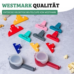 Beutelclips cu Ausgieer Westmark - Set 2 bucati, BPA-free, usor de utilizat - Img 14