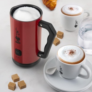 Bialetti Milk Frother Electric Spumator lapte 150 ml Rosu - Img 3