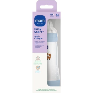Biberon anti-colici MAM Easy Start, 320 ml, 4 luni, culoare Ocean - Img 2