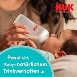 Biberon NUK Perfect Match, 120 ml 230 ml, Anti-colici, Set 4 bucati - Img 2