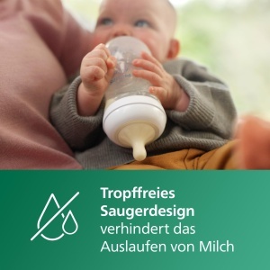 Biberon Philips Avent Natural Response SCY93001 Sticla Borosilicata 120 ml Anti-Colici BPA-Free - Img 4