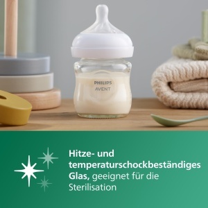 Biberon Philips Avent Natural Response SCY93001 Sticla Borosilicata 120 ml Anti-Colici BPA-Free - Img 7