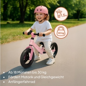 Bicicleta de echilibru Lionelo Toni pentru copii, 18 luni - 30 kg, ultrausoara - Img 2