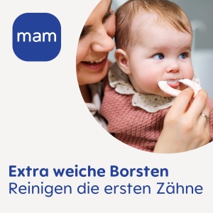 Bijtring MAM Bite Brush, pentru 3 luni, culoare turcoaz, BPA-free - Img 3