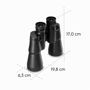 Binoclu Hama 10x50, 10x marire, obiectiv 50 mm, negru - Img 6