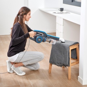 BLACK+DECKER Aspirator 3 in 1 | BXVMS600E | 600W | Aspiratoare portabile si stick | Lungime cablu 6m | Aspirator ciclonic fara sac | Filtre EPA | Albastru - Img 6