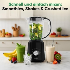 Blender Bomann UM 6091 CB, 500W, 1.5L, inox - Img 7