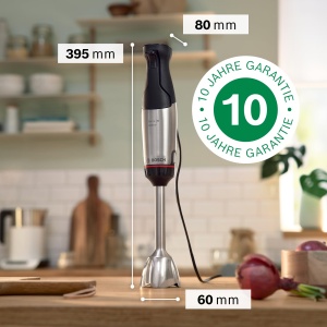 Blender Bosch ErgoMaster Serie 6 MSM6M652, 1000W, 4 lame inox, mixare intuitiva - Img 2