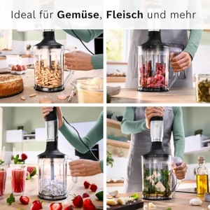 Blender Bosch ErgoMaster Serie 6 MSM6M652, 1000W, 4 lame inox, mixare intuitiva - Img 12